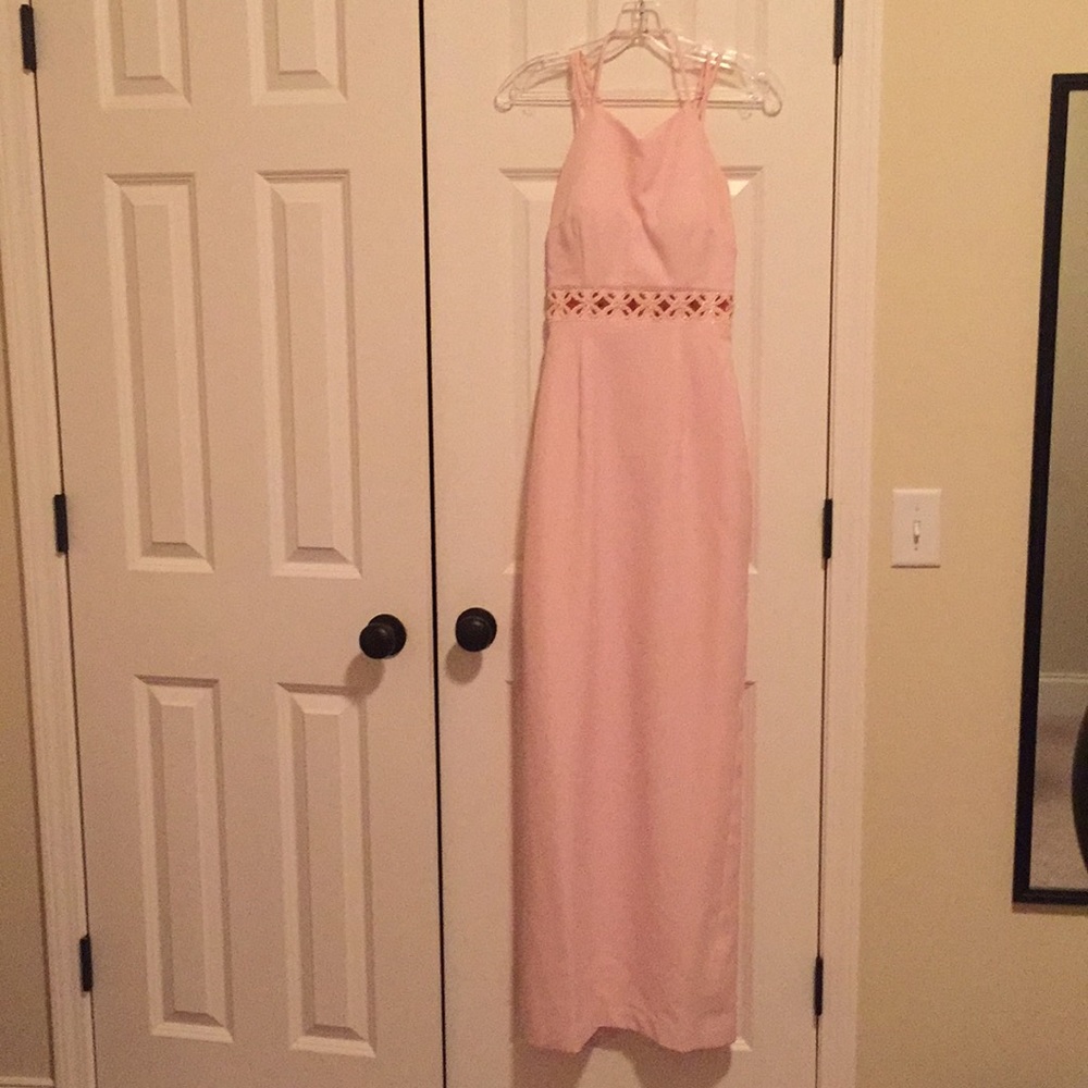 Blush formal gown, size 8